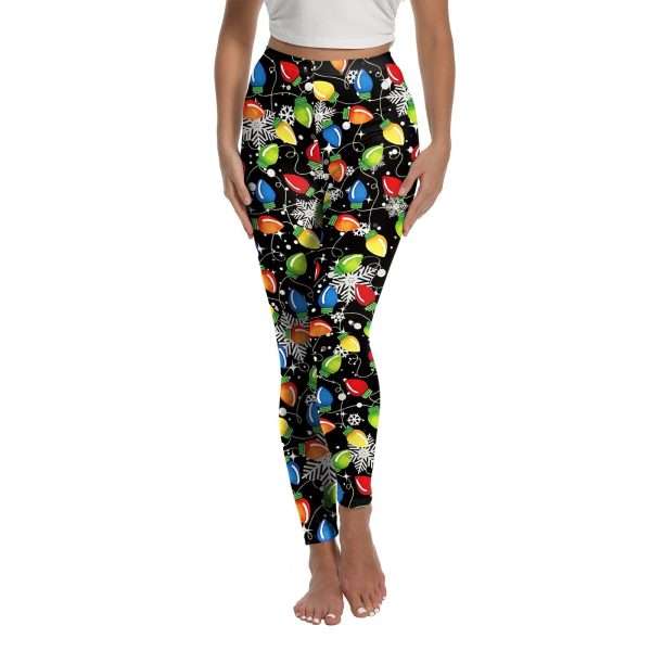 Christmas Female Gym Pants Digital Printing Sports Yoga Pants - Image 3