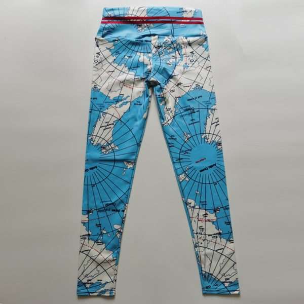 Women's 3D Digital Printing Casual Arm-lifting Leggings Yoga Pants - Image 3